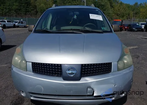 2005 Nissan Quest 3.5 Sl из США, поврежденный, VIN 5N1BV28U95N131947